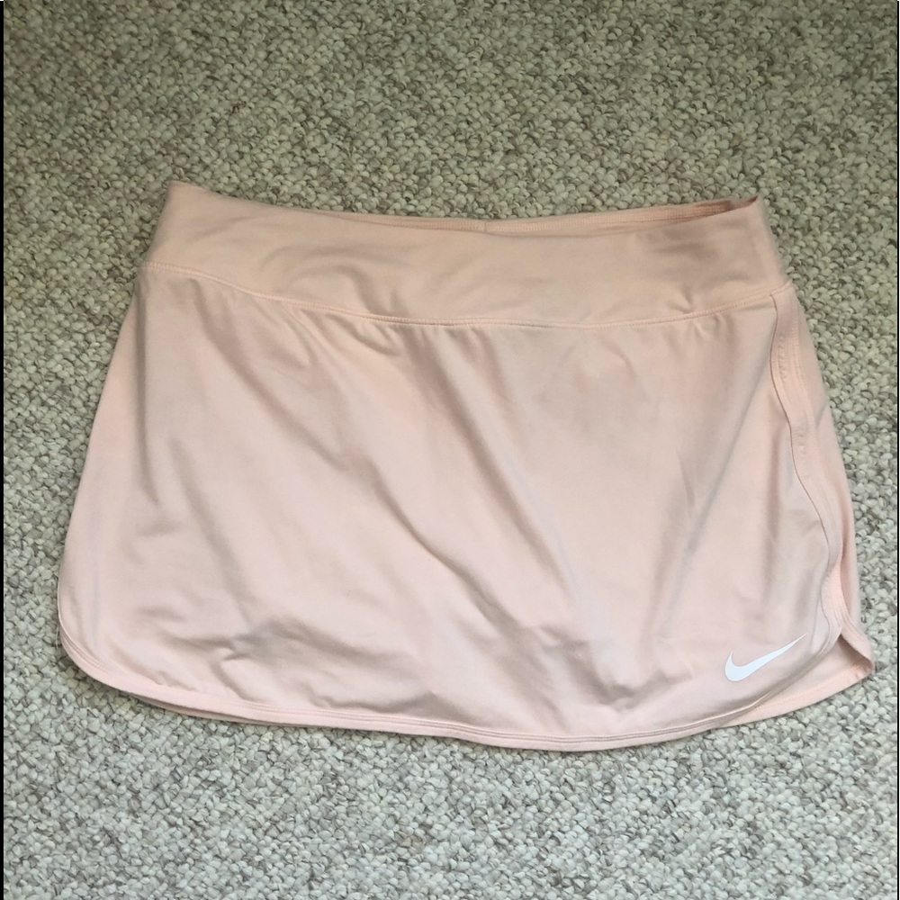 Nike drI-fit tennis skort in blush pink,szM